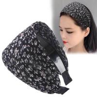 ราคา ที่คาดผมลายเสือดาว ปกปิดผมหงอกที่คาดผมลายเสือดาวสำหรับผู้หญิง ปีกกว้าง มีฟัน ที่คาดผมอเนกประสงค์ (11040119359)