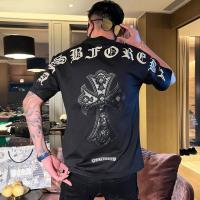 ราคา Sonix เสื้อหนังลายตัวอักษรสามมิติสำหรับแฟชั่นของผู้ชายเสื้อยืดลายไม้กางเขนใหม่ฤดูร้อน (20648492656)