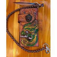 ราคา กระเป๋าสตางค์ สไตล์วินเทจ หนังแท้ แถมฟรีสายหนังถัก 1เสน พร้อมใช้งาน (13097000837)