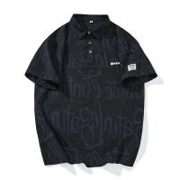 ราคา YIPINYOUYOU丨เสื้อยืดแขนสั้นสำหรับผู้ชายเสื้อยืดพิมพ์ลายโมโนแกรมเสื้อโปโลแฟชั่นวินเทจสุดเท่ผ้าไหมน้ำแข็งบางทรงหลวมไซส์ใหญ่ (21740975628)