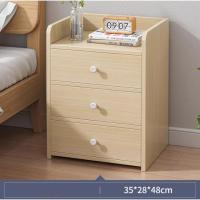 ราคา ตู้ข้างเตียงไม้ ตู้ข้างเตียง ลิ้นชักหัวเตียง โต๊ะข้างเตียง ตู้ข้างเตียงพร้อมชั้นวางลิ้นชัก โต๊ะวางข้างเตียงK146 (21642162535)