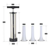 ราคา เครื่องทำไส้กรอกอาหารเกรดPPเครื่องทำใส้กรอกเครื่องอัดไส้กรอกที่ยัดไส้กรอกเครื่องยัดไสกรอกที่ทำไส้กรอกเนื้อหมูมี3กรวยยัดไส้กรอกเครื่องทำไส้อั่วเครื่องยัดกรอกที่อัดไส้กรอก (21623682823)