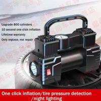 ราคา ปั๊มเติมลมติดรถกระบอกคู่สำหรับรถยนต์ขนาดเล็กรถยนต์แบบพกพายางไฟฟ้าที่สูบลมรถยนต์ใช้งานหลากหลาย (21718727184)
