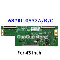 ราคา 1Pc TCON Board 6870C 0532A 6870C 0532B 6870C 0532C T CON Logic Boardสำหรับ43นิ้ว49นิ้ว55หน้าจอขนาดนิ้วหน้าจอLCDใหม่เอี่ยม (2772268203)
