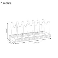 ราคา DANLE จัดส่งฟรี ชั้นวางของในครัว วัสดุสแตนเลส ใส่อ่างล้างจาน เคาน์เตอร์ ที่วางฝาหม้อ ที่วางกระทะ หม้อชั้นวางสแตนเลสล้อ ชั้นวางหม้อห้องครัว ชั้นวางกระทะ ชั้นวางจาน ชั้นวางของใต้ซิงค์ สแตนเลส ที่เก็บครั