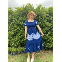 ราคา ชุดแขนตุ๊กตา กระโปรงยาว รอบอก free 44 นิ้ว ชายระบาย ผ้ามัดย้อม มี 2 โทนสี (17439356348)