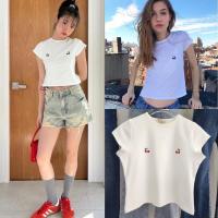 ราคา ℕ? ? มาแล้วจ้าาาา เท่าไหร่ก็ไม่พอ Cherry เชอร์ใจ 330 ฟรีส่ง เสื้อยืดผ้าเด้ง แขนเต่อนิดๆ สกรีนลายเชอรี่ น่ารักฉ่ำๆ เป็นอีกหนึ่งไอเทมที่แมชง่ายๆ กางเกงยีนส์เอย กระโปรงเอย สวย ครบ จบ (21529240160)