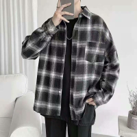 ราคา VANAQ กลางอายุ Denim แขนยาวเสื้อชายเสื้อ Retro ทำงานเสื้อผ้าเสื้อผู้ชายทนต่อการสึกหรอเสื้อ (20706338255)