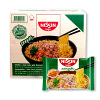 ราคา นิสชิน บะหมี่กึ่งสําเร็จรูป รสหมูสับ 60 กรัม x 30 ซอง (3882744354)