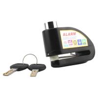 ราคา ล็อคเบรกล้อล็อกสัญญาณเตือนมอเตอร์ไซค์พร้อมกุญแจมอเตอร์ไซค์สกู๊ตเตอร์จักรยานกันน้ำกันขโมยอะลูมินัมอัลลอยเบรกนิรภัย (21431198554)