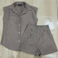 ราคา สไตล์เกาหลี 2 ชิ้น ผู้หญิง ชุดเข้าเซ็ต ใส่ไปเที่ยวเก๋ๆ (21308688013)
