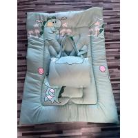 ราคา ที่นอนเด็กอนุบาล มีหมอนในตัว เนื้อผ้าcotton 100 แบบสายสะพาย (19436670290)