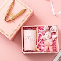 ราคา ส่งจากไทย แก้วเซรามิค 400ML ลาย Mr Mrs ceramic พร้อมตุ๊กตาและช้อน ทนความร้อนได้ดี (21228809464)