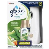 ราคา Glade Automatic Spray Freshener เครื่องพ่นสเปรย์ปรับอากาศอัตโนมัติพร้อมส่ง5กลิ่น269ml ตัวเครื่อง รีฟิล ถ่าน2เม็ด (21534110662)