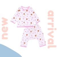 ราคา ชุดเสื้อผ้าเด็กแรกเกิดกระดุมแขนยาว กางเกงขายาวต่อเป้าใส่แพมเพิสได้ รุ่นผ้าคอนตอนแท้ (7987209729)