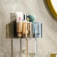ราคา ATเครื่องบีบยาสีฟัน ที่แขวนแปรงสีฟัน ที่ใส่หลอดยาสีฟัน ที่กดยาสีฟัน ที่บีบยาสีฟันอัตโนมัติ ที่กดบีบยาสีฟัน วางแก้วน้ำบ้วนปาก ที่เก็บ (16634900640)