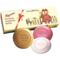 ราคา Mysore Sandal Jasmine And Rose Soap 450g Pack Of 3 (18577510034)