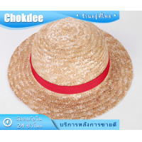 ราคา หมวกจากเรื่องวันพีช ลูฟี่ หมวกฟางปีกกว้าง คอสเพลย์ เหมาะกับเดินชายหาด (21361108836)