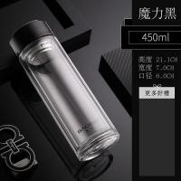 ราคา ขวดแก้วชงชา แก้ว 2 ชั้น borosilicate แยกชาถ้วยกรองชาแก้ว ขนาด 450 ml ถ้วยกรองชา ตัวกรองชาสแตนเลสอย่างดี (21334888330)