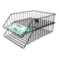 ราคา Robin ตะกร้าใส่เอกสาร ตะกร้าเอกสาร Robin No 402 2 ชั้น ตะกร้าลวดเคลือบพลาสติก ตะกร้าแล้วลวดชุบ (21501547250)