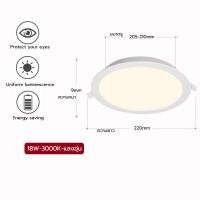 ราคา INSEG โคมไฟดาวน์ไลท์โคมพาเนลไลท์แอลอีดี ดาวน์ไลท์ LED Panel Downlight ขนาด 6W 9w 12W 18W หน้าทรง กลม แสงเดย์และแสงวอร์ม 4 7 5 7 6 7 8 7 (19262965015)