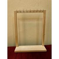 ราคา ที่ห้อยกุญแจ ตะขอห้อย ที่แขวนสร้อย ที่แขวนนาฬิกา ทำจากไม้สน (21427376455)