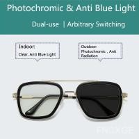 ราคา FNCXGE แว่นตา 2 in 1 โฟโตโครมิก แว่นตา แฟชั่น กรอบแว่นตา ป้องกันรังสี กรอบแว่น กรอบแว่นตาผู้ชาย ป้องกันแสงสีฟ้า หอแว่น เหมาะสำหรับผู้หญิง (19660704223)