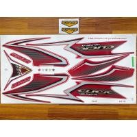 ราคา สติ๊กเกอร์ click 125i ปี2012รุ่น5 ติดรถสีแดง เทา (12494040058)