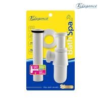 ราคา Elegance ท่อน้ำทิ้ง ใต้อ่างล้างหน้า พลาสติก ABS สีขาว ใช้สำหรับต่อเข้ากับอ่างล้างหน้า ท่อน้ำ EG260 (20335457165)