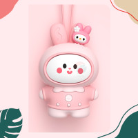 ราคา พัดลมคล้องคอ พัดลมห้อยคอ รูปกระต่ายน้ำหนักเบาพกพาง่าย ลมเเรง เเถมฟรีสายชาร์จ (21472413590)