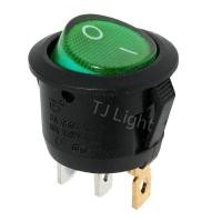 ราคา ซื้อ 10 ชิ้น ลด 650 TJR สวิตส์เปิด ปิด Rocker Switch แบบกลม 3 ขา 20 มม 6A 250V AC หัวกลม เหมาะสำหรับ รถยนตร์ เรือ รถบรรทุก อุปกรณ์ไฟฟ้า ภายในบ้า (20879056079)