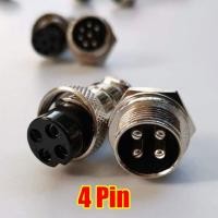 ราคา หัวแจ็คคอนเนคเตอร์เหล็ก GX 16 Plug connector คอนเน็คเตอร์ 16mm GX 16 มี 2345678 pin ราคาต่อชุด ตัวเมียต่อลอย ตัวผู้แบบขันเกลียว (17337335344)