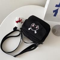 ราคา กระเป๋าสะพายข้าง V31 ไม่มีแถมตุ๊กตา ผ้าลูกฟูก ลายการ์ตูนน่ารัก สายปรับได้ พร้อมส่ง (21718150156)