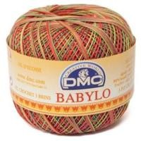 ราคา DMC BABYLON ไหมถักเสื้อ ถักหูกระเป๋า made in eu ราคาต่อม้วน สีเหลือบ 4510 (19194808884)