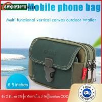 ราคา มาถึงภายใน 3 วัน Outdoor Canvas Waist Bag Sport Casual Men Phone Purse Zipper Belt Bum Pouch (20430597572)