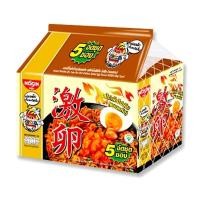 ราคา แพ็ก5ซอง Nissin นิชชิน บะหมี่กึ่งสำเร็จรูป แบบซอง 60 73 กรัม มาม่าเผ็ด รสไก่เผ็ดเกาหลี ต้นตำรับเกาหลี ญี่ปุ่น (21527092188)