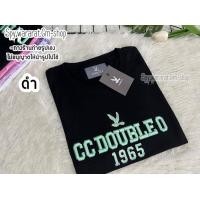 ราคา เสื้อยืดงานปักcc oo1965ป้ายห้อยสีสวย ผ้าคอตตอน ใส่ได้ทั้งชายและหญิงSMLXL2XL (20643850218)