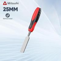 ราคา Mitsushi สิ่วไม้อุตสาหกรรม 6 มม 10 มม 12 มม 16 มม 19 มม 22 มม 25 มม เครื่องมือใบมีดสำหรับไม้อุตสาหกรรมไม้แกะสลักสิ่วแบน Pait Paet Firmer Chisel สิ่วมือสำหรับงานไม้ ทนทาน Edge Sharp ใบมีดไม้สิ่วแบน (21