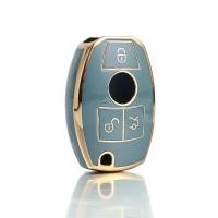 ราคา เคสกุญแจสำหรับรถยนต์ TPU พวงกุญแจสำหรับ Mercedes Benz GLA เบนซ์ GLK คลาส Mercedes Benz V Class Mercedes อุปกรณ์เสริมสำหรับ Benz Vito (14709016463)