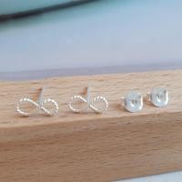 ราคา ต่างหูเงินแท้ 92 5 Infinity earrings รุ่นนี้เหมาะมากๆ ใส่ได้ทุกวัน every look (21674112695)