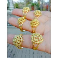 ราคา แหวนทองเหลืองแท้ ลายพิกุลหัวใจ (19242769938)