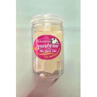 ราคา สีขาวล้วน วุ้นกรอบ คุณปราณี ขนมไทยโบราณสูตรเพชรบุรี เจ ขนาด 160 กรัม กระป๋องสูง (21662483021)