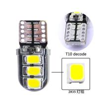 ราคา ไฟติดรถยนต์ ไฟติดป้ายทะเบียนรถยนต์ 1หลอด LED T10 Bulb 194 W5W 6SMD 2835 (6592808466)