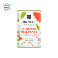 ราคา Co Op Honest Value Chopped Tomatoes in Tomato Juice 400g โค ออฟ ฮอนเนส แวลู มะเขือเทศสับในน้ำมะเขือเทศ 400 กรัม (18544944083)