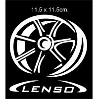 ราคา Lenso โลโก้เลนโซ่ สติ๊กเกอร์แต่งรถแบบตัดสีเดียว สะท้อนแสงและPVC สำหรับติดเพื่อตกแต่งรถยนต์ให้สวยงามโดดเด่น (13330800723)