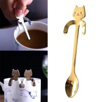 ราคา Genzz ช้อนกาแฟ ช้อนเกาะแก้ว ช้อน ช้อนสเตนเลส ช้อนสแตนเลสรูปแมวน่ารัก สำหรับแก้วกาแฟ (4064714434)