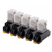 ราคา รีเลย์ ซ็อกเก็ต MY2 MY4 MY2N MY4N 12VDC 24VDC 220vac 12vac 24vac รีเลย์ ขา (21638849836)