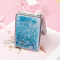 ราคา Compact Makeup Mirror Flowing Sand Makeup Mirror Double Sided Makeup Mirror Portable Makeup Mirror Cute Girl Heart Makeup Mirror (19958818877)