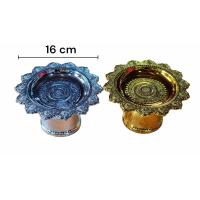 ราคา พานเงิน พานทอง พานสีทอง พานสีเงิน คุณภาพดี พาน พานโตก สีเงิน ทอง พลาสติก ขนาด12 28 cm (20713326174)