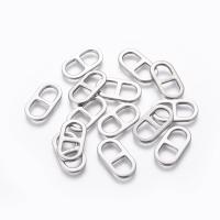 ราคา 10pc 201 Stainless Steel Links Connectors Soda Tab Pull Tab Stainless Steel Color 23x12x2mm (20699674478)